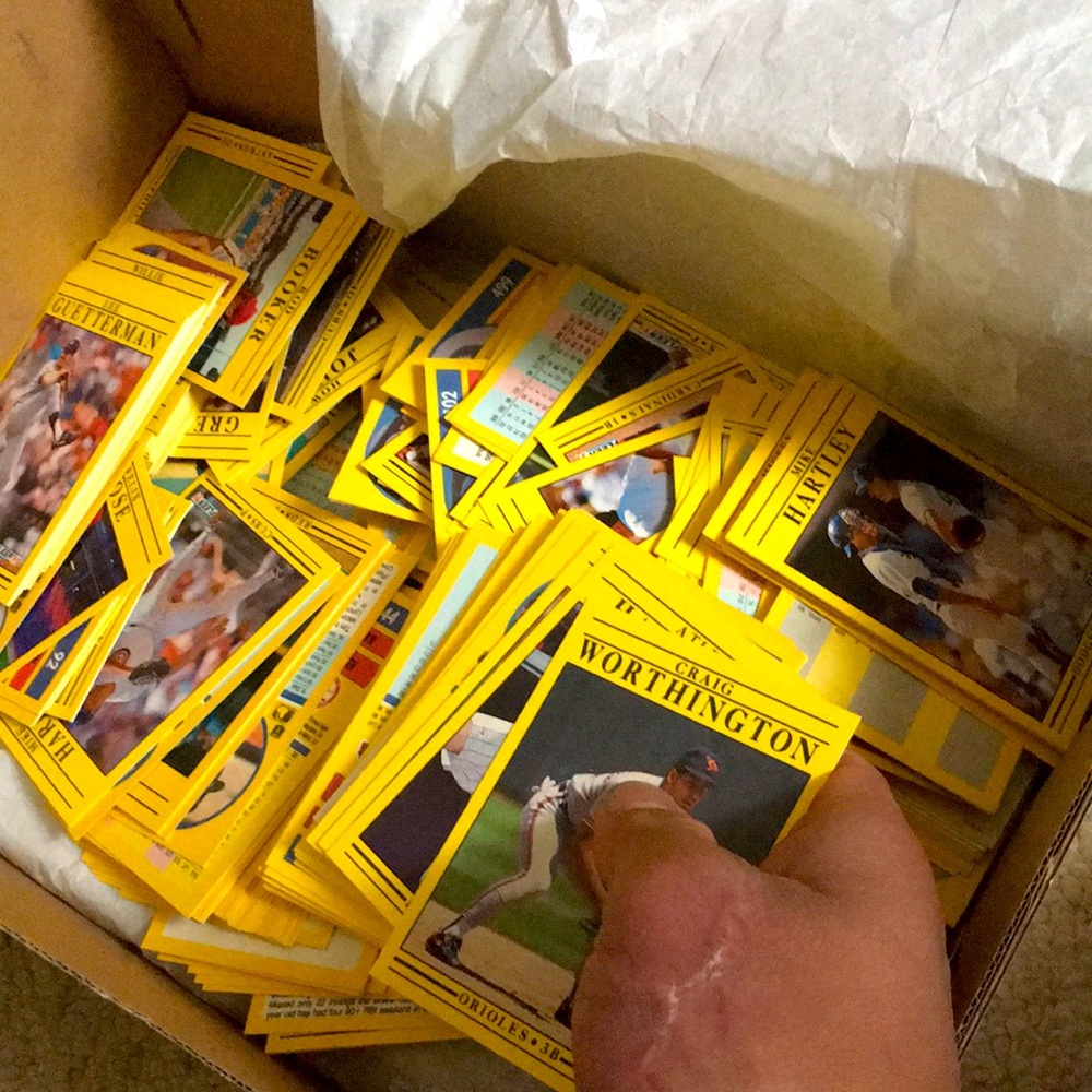 1995 limited edition MLB collectors card
